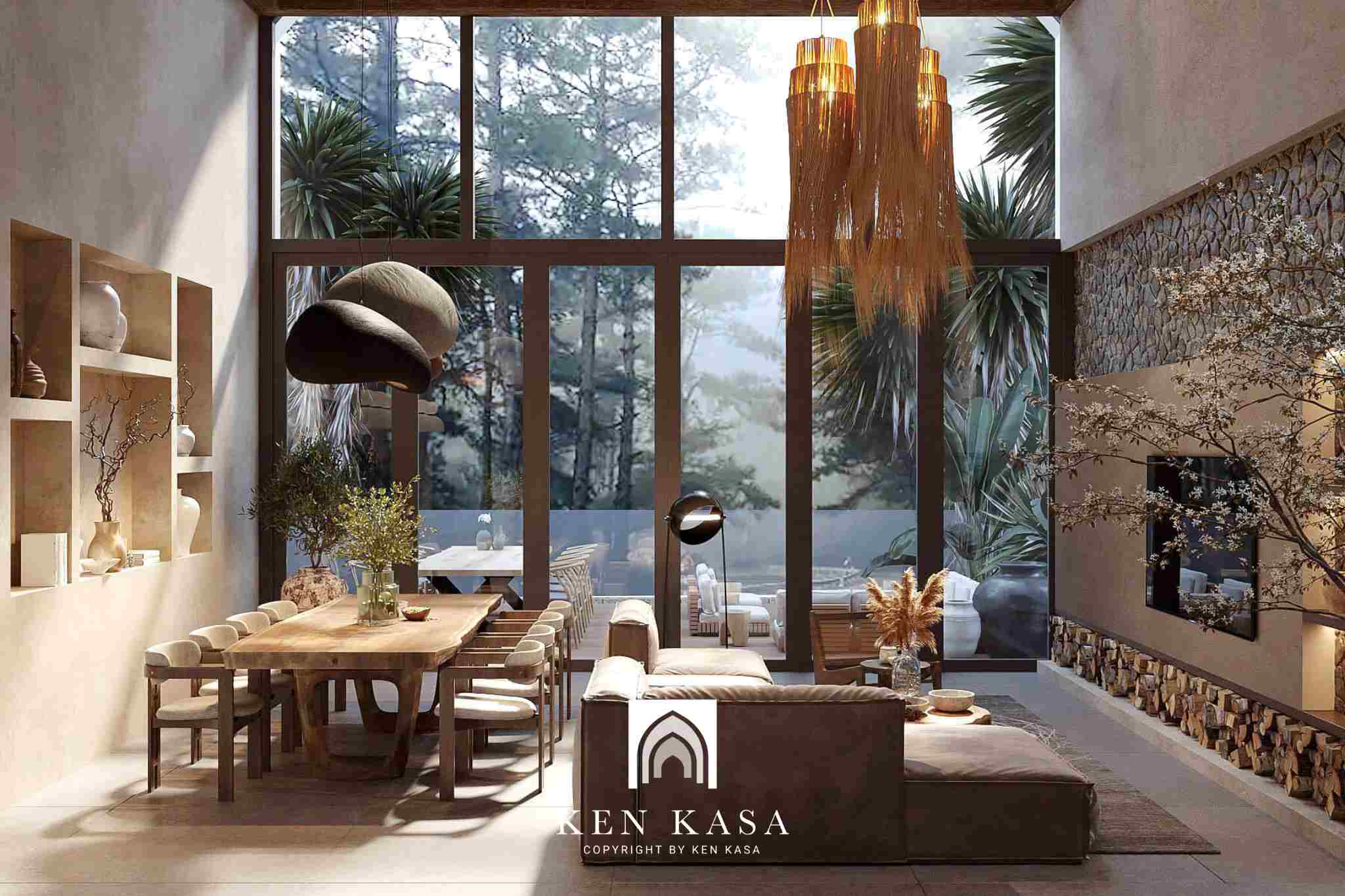 Tạo điểm nhấn khi thiết kế homestay villa 